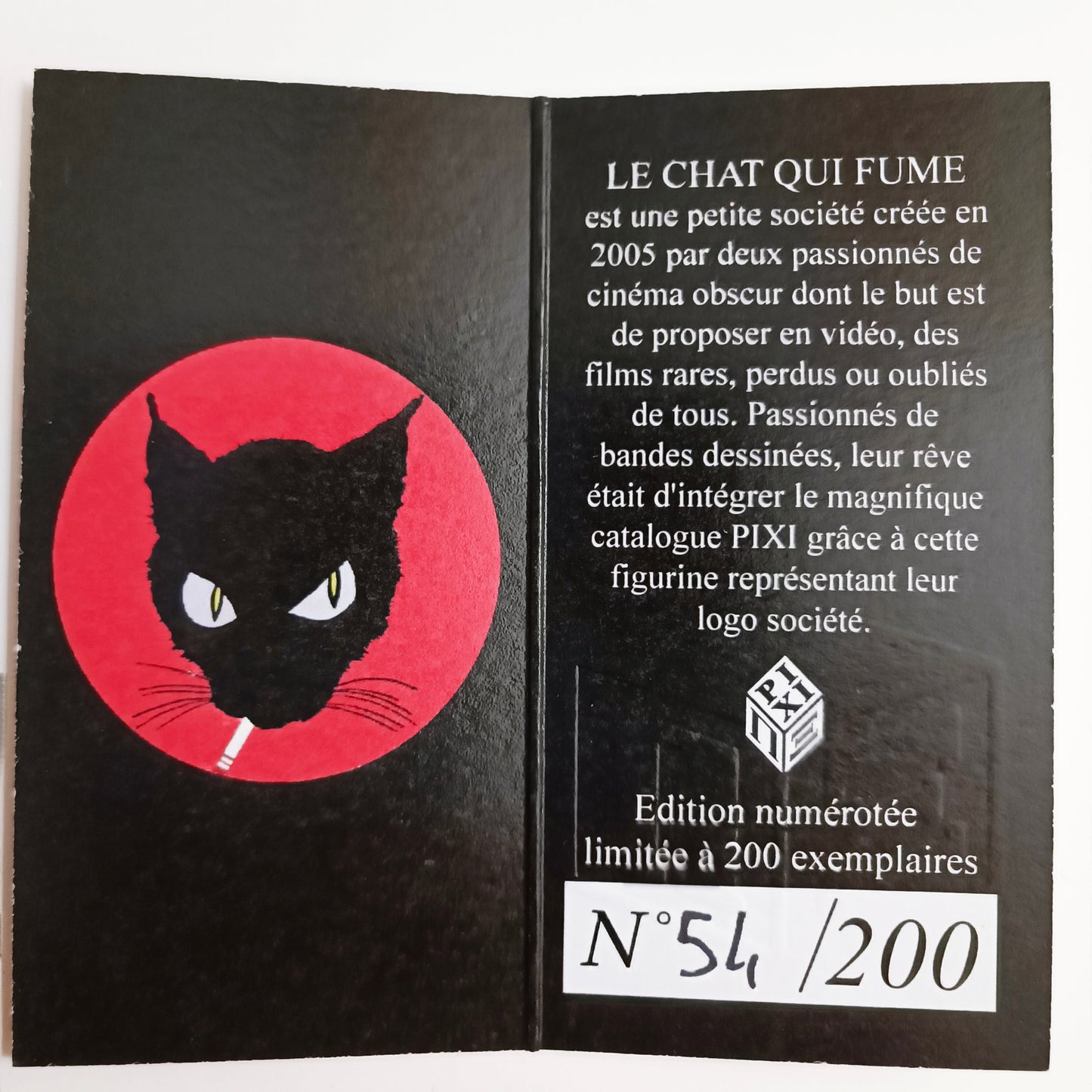 FIGURINE PIXI LE CHAT QUI FUME - LE CHAT QUI FUME